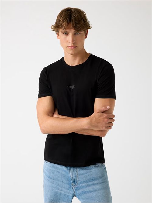 T-shirt logo piccolo GUESS | M2YI72I3Z14/JBLK